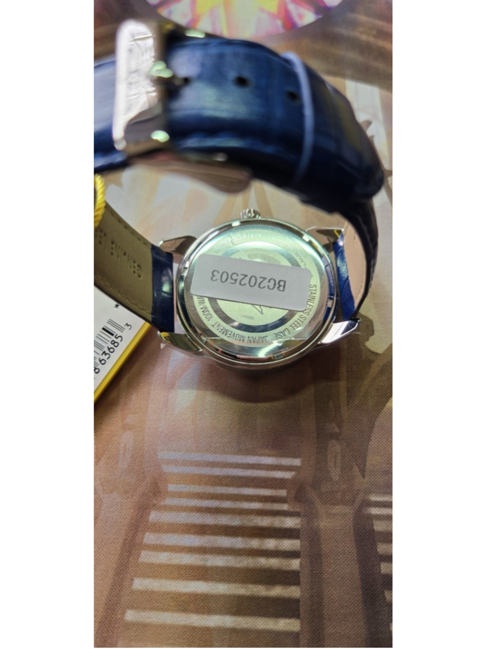 Invicta 47814 Men's Celestial 43mm Quartz Watch Blue Brand New WR100M - Picture 8 of 11